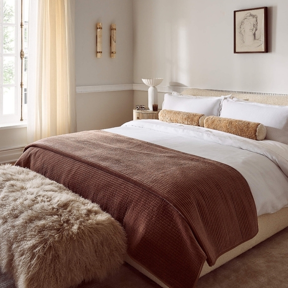 ❤️BUY 2 GET 1 FREE CB2 EUROPEAN FLAX™-Certified Linen White King Duvet Cover - Picture 3 of 12